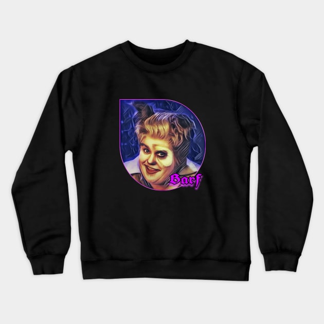 Barf Crewneck Sweatshirt by HORDEZ DESIGNS